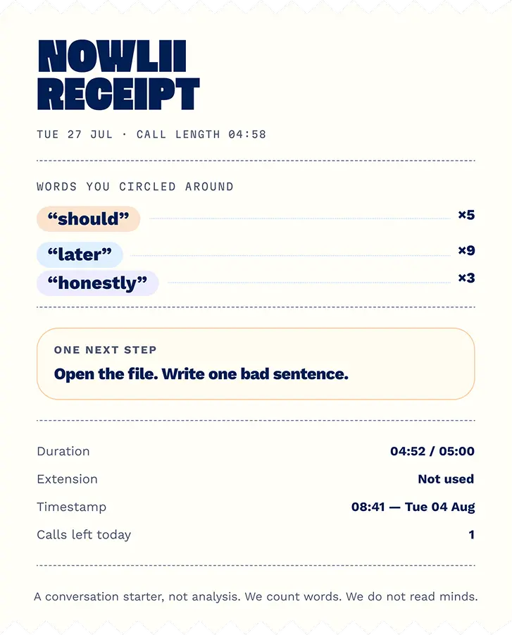 receipt